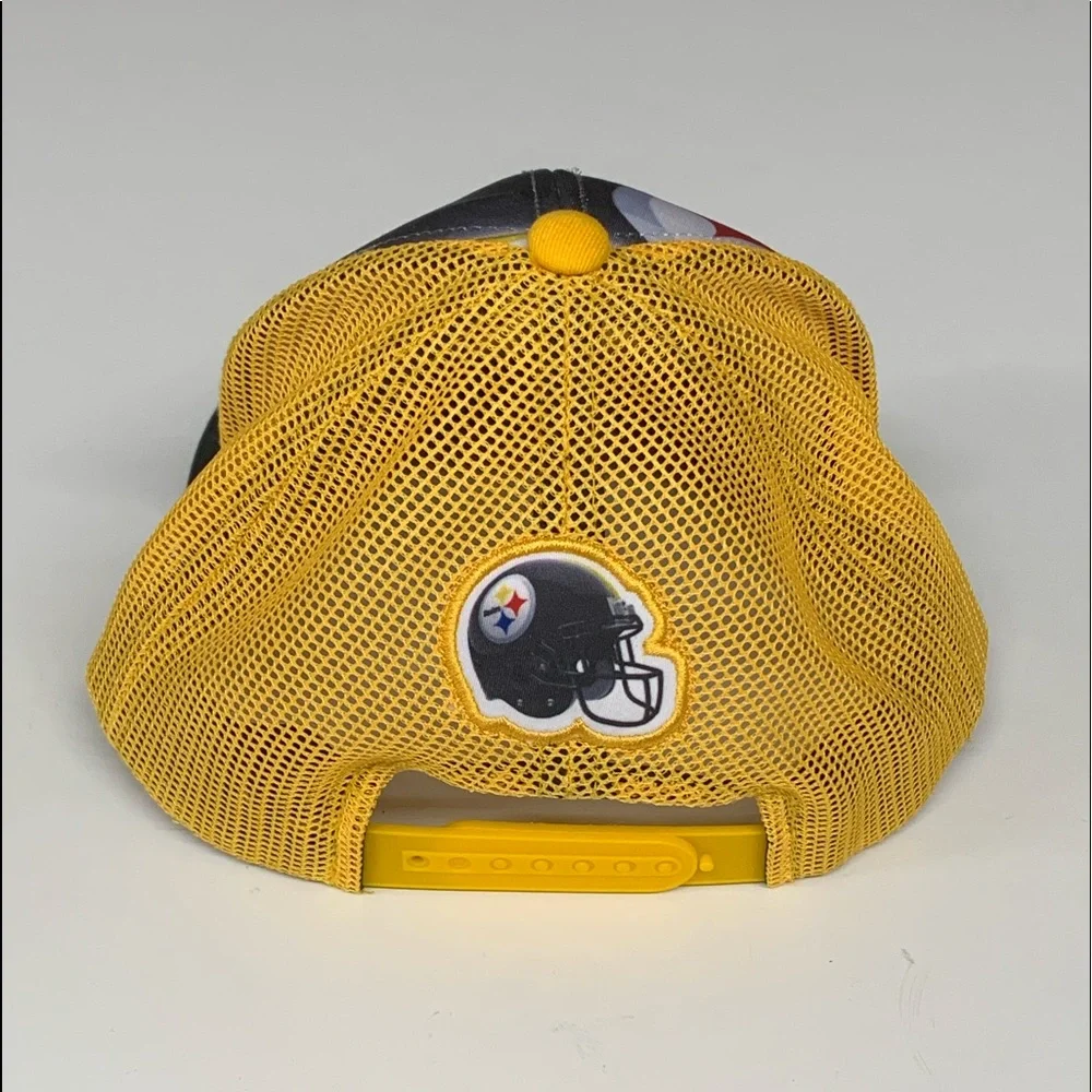 Pittsburgh Steelers NFL Equipment Yellow Embroidered Cloth Team Field Hat Youth